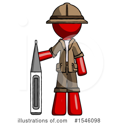 Royalty-Free (RF) Red Design Mascot Clipart Illustration by Leo Blanchette - Stock Sample #1546098