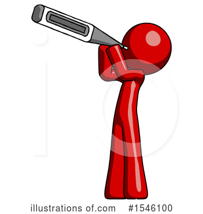 Royalty-Free (RF) Red Design Mascot Clipart Illustration by Leo Blanchette - Stock Sample #1546100