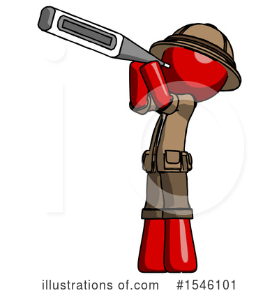 Royalty-Free (RF) Red Design Mascot Clipart Illustration by Leo Blanchette - Stock Sample #1546101