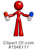 Red Design Mascot Clipart #1546111 by Leo Blanchette