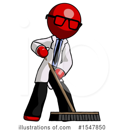 Royalty-Free (RF) Red Design Mascot Clipart Illustration by Leo Blanchette - Stock Sample #1547850