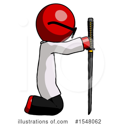 Royalty-Free (RF) Red Design Mascot Clipart Illustration by Leo Blanchette - Stock Sample #1548062