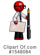 Red Design Mascot Clipart #1548084 by Leo Blanchette