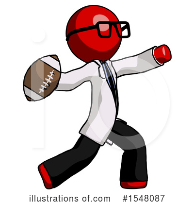 Royalty-Free (RF) Red Design Mascot Clipart Illustration by Leo Blanchette - Stock Sample #1548087