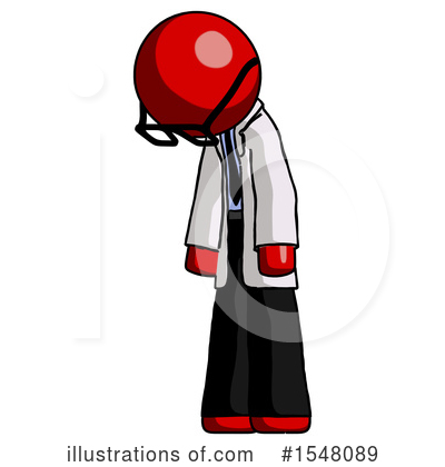 Royalty-Free (RF) Red Design Mascot Clipart Illustration by Leo Blanchette - Stock Sample #1548089