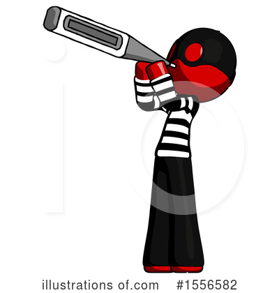 Royalty-Free (RF) Red Design Mascot Clipart Illustration by Leo Blanchette - Stock Sample #1556582