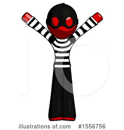 Royalty-Free (RF) Red Design Mascot Clipart Illustration by Leo Blanchette - Stock Sample #1556756
