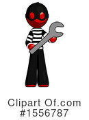 Red Design Mascot Clipart #1556787 by Leo Blanchette