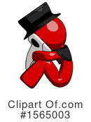 Red Design Mascot Clipart #1565003 by Leo Blanchette