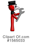 Red Design Mascot Clipart #1565033 by Leo Blanchette