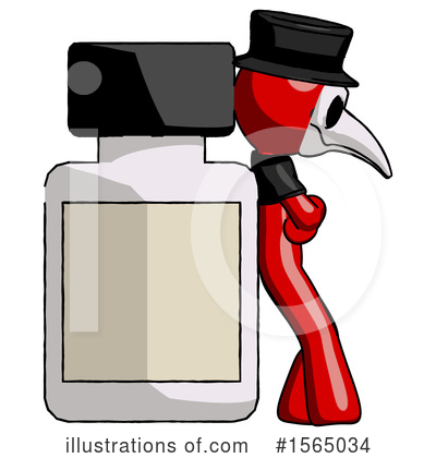 Royalty-Free (RF) Red Design Mascot Clipart Illustration by Leo Blanchette - Stock Sample #1565034