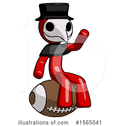 Royalty-Free (RF) Red Design Mascot Clipart Illustration by Leo Blanchette - Stock Sample #1565041