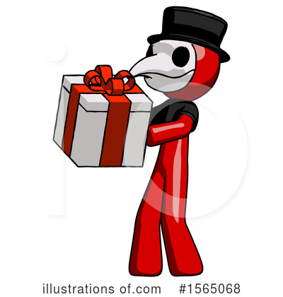 Royalty-Free (RF) Red Design Mascot Clipart Illustration by Leo Blanchette - Stock Sample #1565068