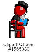 Red Design Mascot Clipart #1565080 by Leo Blanchette