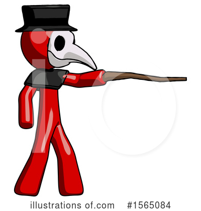 Royalty-Free (RF) Red Design Mascot Clipart Illustration by Leo Blanchette - Stock Sample #1565084