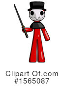 Red Design Mascot Clipart #1565087 by Leo Blanchette