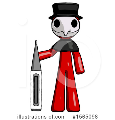 Royalty-Free (RF) Red Design Mascot Clipart Illustration by Leo Blanchette - Stock Sample #1565098