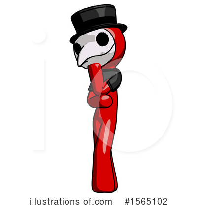 Royalty-Free (RF) Red Design Mascot Clipart Illustration by Leo Blanchette - Stock Sample #1565102
