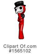 Red Design Mascot Clipart #1565102 by Leo Blanchette