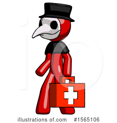 Royalty-Free (RF) Red Design Mascot Clipart Illustration by Leo Blanchette - Stock Sample #1565106