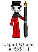Red Design Mascot Clipart #1565111 by Leo Blanchette