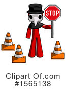 Red Design Mascot Clipart #1565138 by Leo Blanchette
