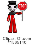 Red Design Mascot Clipart #1565140 by Leo Blanchette