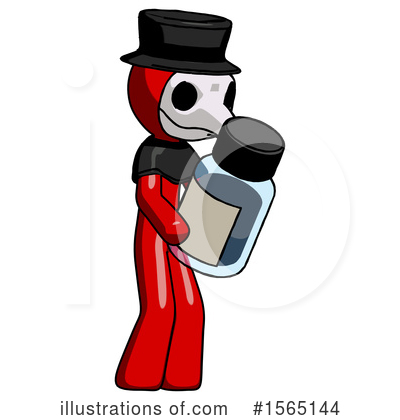 Royalty-Free (RF) Red Design Mascot Clipart Illustration by Leo Blanchette - Stock Sample #1565144