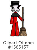 Red Design Mascot Clipart #1565157 by Leo Blanchette