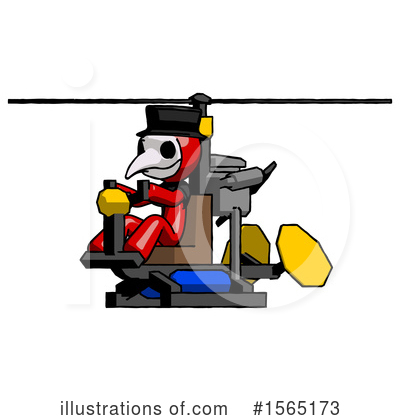 Royalty-Free (RF) Red Design Mascot Clipart Illustration by Leo Blanchette - Stock Sample #1565173