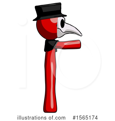 Royalty-Free (RF) Red Design Mascot Clipart Illustration by Leo Blanchette - Stock Sample #1565174