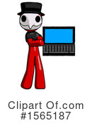 Red Design Mascot Clipart #1565187 by Leo Blanchette