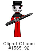 Red Design Mascot Clipart #1565192 by Leo Blanchette
