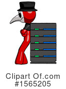 Red Design Mascot Clipart #1565205 by Leo Blanchette