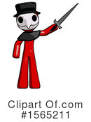 Red Design Mascot Clipart #1565211 by Leo Blanchette