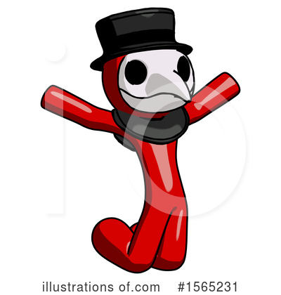 Royalty-Free (RF) Red Design Mascot Clipart Illustration by Leo Blanchette - Stock Sample #1565231