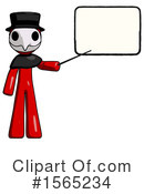 Red Design Mascot Clipart #1565234 by Leo Blanchette