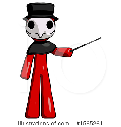 Royalty-Free (RF) Red Design Mascot Clipart Illustration by Leo Blanchette - Stock Sample #1565261