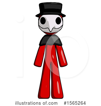 Royalty-Free (RF) Red Design Mascot Clipart Illustration by Leo Blanchette - Stock Sample #1565264