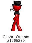 Red Design Mascot Clipart #1565280 by Leo Blanchette
