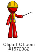 Red Design Mascot Clipart #1572382 by Leo Blanchette