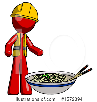 Royalty-Free (RF) Red Design Mascot Clipart Illustration by Leo Blanchette - Stock Sample #1572394