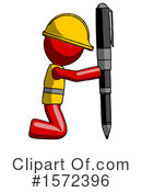 Red Design Mascot Clipart #1572396 by Leo Blanchette