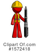 Red Design Mascot Clipart #1572418 by Leo Blanchette
