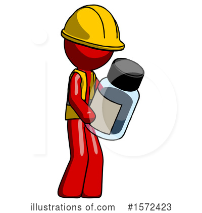 Royalty-Free (RF) Red Design Mascot Clipart Illustration by Leo Blanchette - Stock Sample #1572423