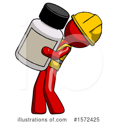 Royalty-Free (RF) Red Design Mascot Clipart Illustration by Leo Blanchette - Stock Sample #1572425