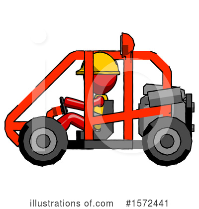 Royalty-Free (RF) Red Design Mascot Clipart Illustration by Leo Blanchette - Stock Sample #1572441