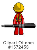 Red Design Mascot Clipart #1572453 by Leo Blanchette