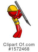Red Design Mascot Clipart #1572468 by Leo Blanchette