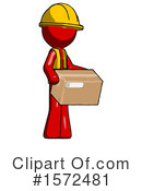 Red Design Mascot Clipart #1572481 by Leo Blanchette
